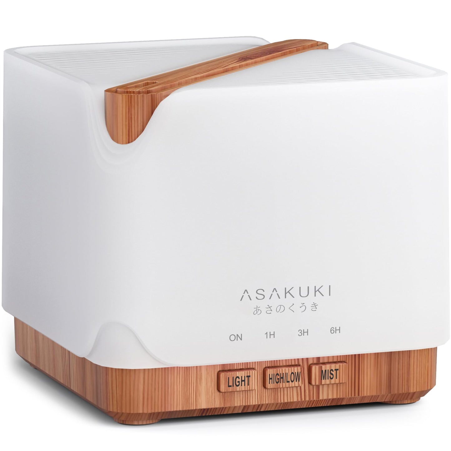 ASAKUKI Essential Oil Diffuser for Home, Large 700 ml Humidifier with Automatic Shut-Off, Scent Aromatherapy Diffuser with 7 LED Lights for Living Room, Kitchen, Bedroom, Hotel - Yellow