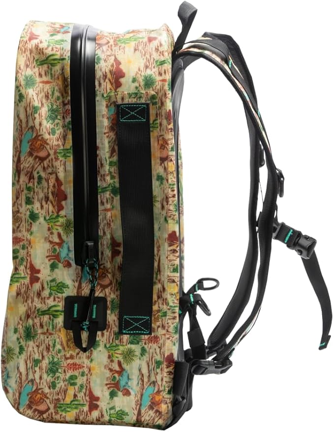 BOTE Highwater Backpack Waterproof Outdoor Zipper Dry Bag 28 Liter Capacity Molle Straps Fully Submersible Watersports Kayaking Fishing Hunting Boating
