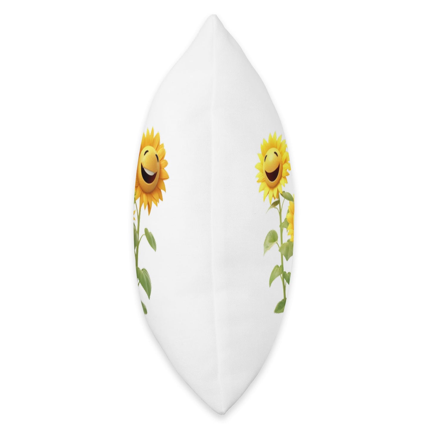 Flowerpower Bouquet of Flowers Silly Floral Gifts Happy Sunflower Bouquet Crazy Sun Flower Bloom Summer Time Throw Pillow, 18x18, Multicolor
