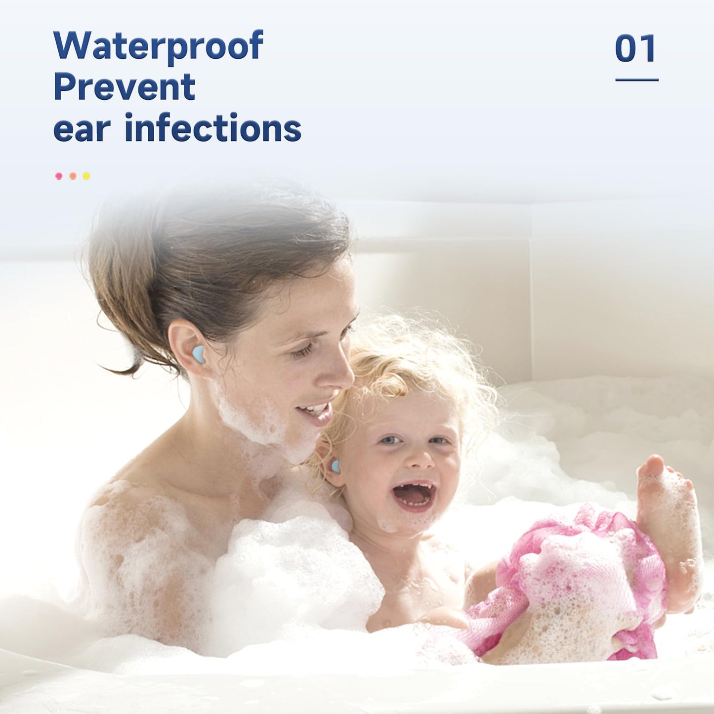 LYSIAN Soft Moldable Silicone Earplugs – 18 Pairs, SNR 27dB Noise Cancelling Ear Plugs for Sleep, Swim, Travel & Snore. Comfortable, Reusable