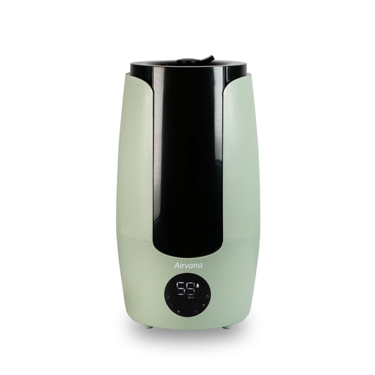 Airvana 2.25 Gallon (8.5 Liter) Top Fill Digital Humidifier with LED Display Screen, Sleep Mode, and Coverage up to 757 Square Feet, AV200HUM Sage