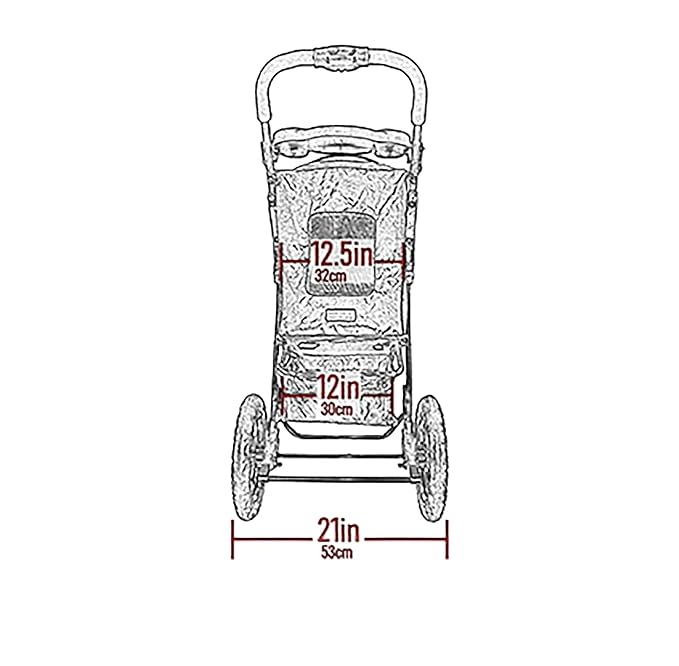Pet Gear No-Zip Jogger Pet Stroller for Cats/Dogs, Zipperless Entry, Airless Tires, Easy One-Hand Fold, Cup Holder + Storage Basket New Forest Green