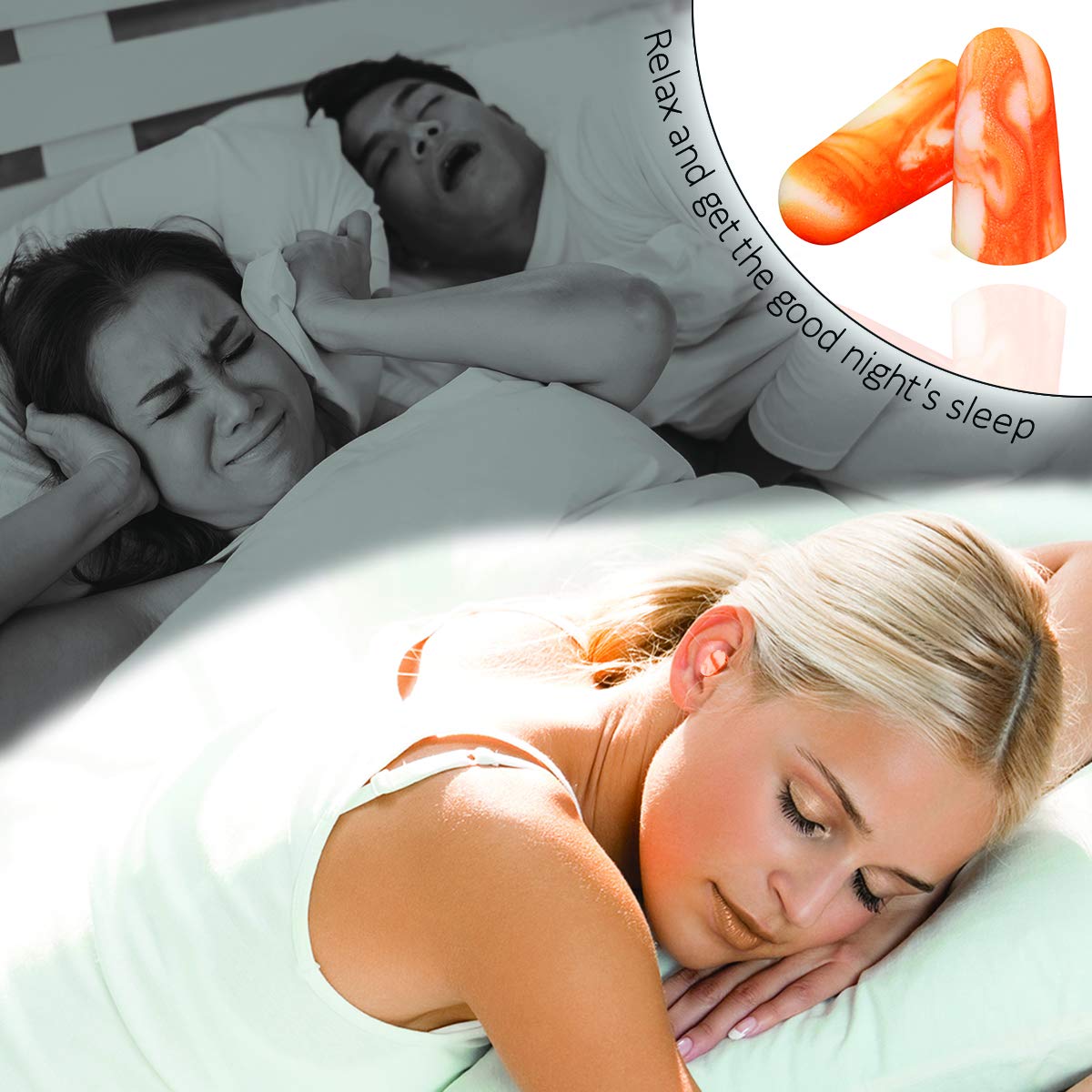 MOLDEX Soft Foam Earplugs 100 Pairs Softies® Ear Plugs for Sleeping, Snoring, Work, Travel, Shooting -33dB Highest NRR Made in USA