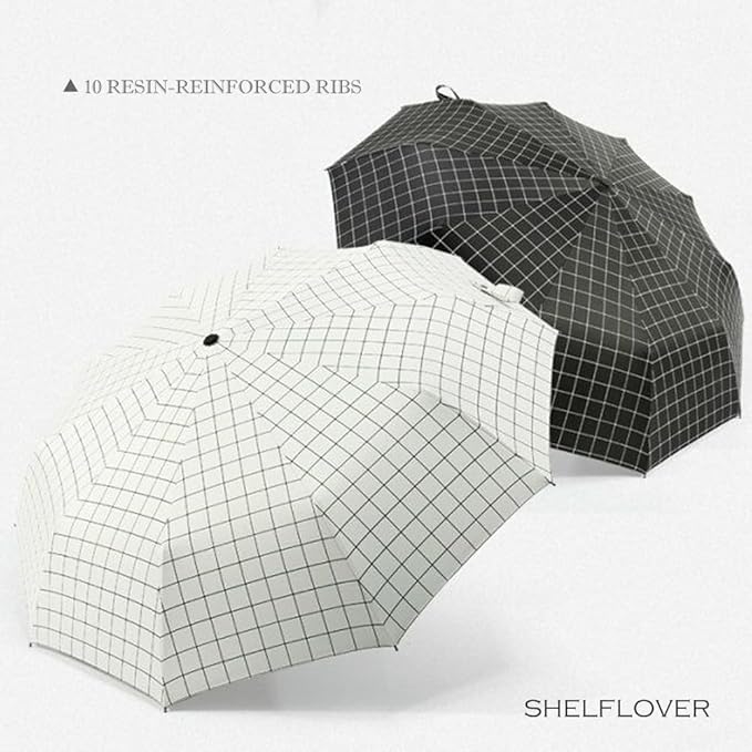 Folding Umbrella, Strong Compact Umbrella 10 RIBS