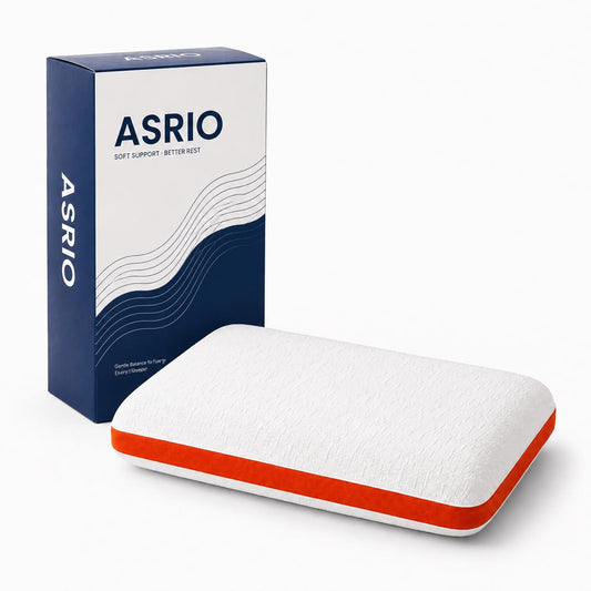 ASRIO Silicone Bed Pillow for Sleeping, Cooling Breathable Medium Firm Pillow with High Resilience Support, Washable Bed Pillow for Side Back and Stomach Sleepers,Queen Size