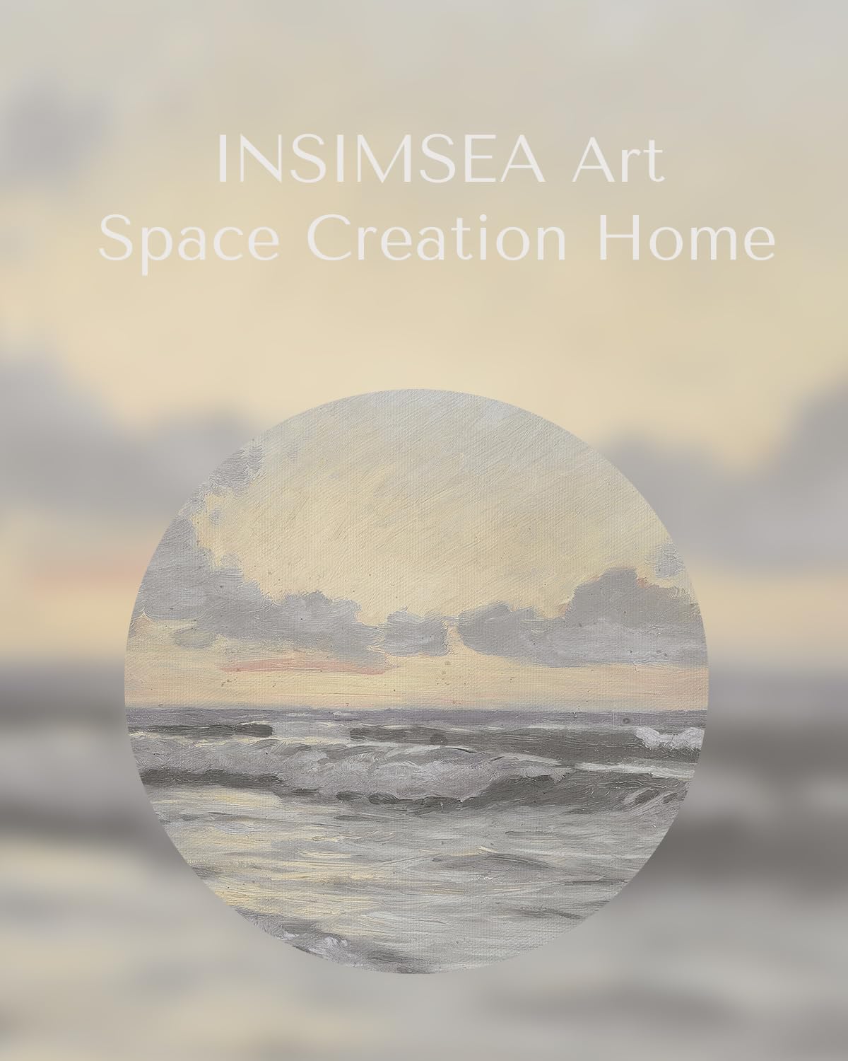 InSimSea Framed Canvas Wall Art of Coastal Sailboat - Art Work for Wall Decor Paintings, Framed Canvas Art Wall Decor, Artwork Painting Living Room Bathroom Pictures Home Decor 10x12In