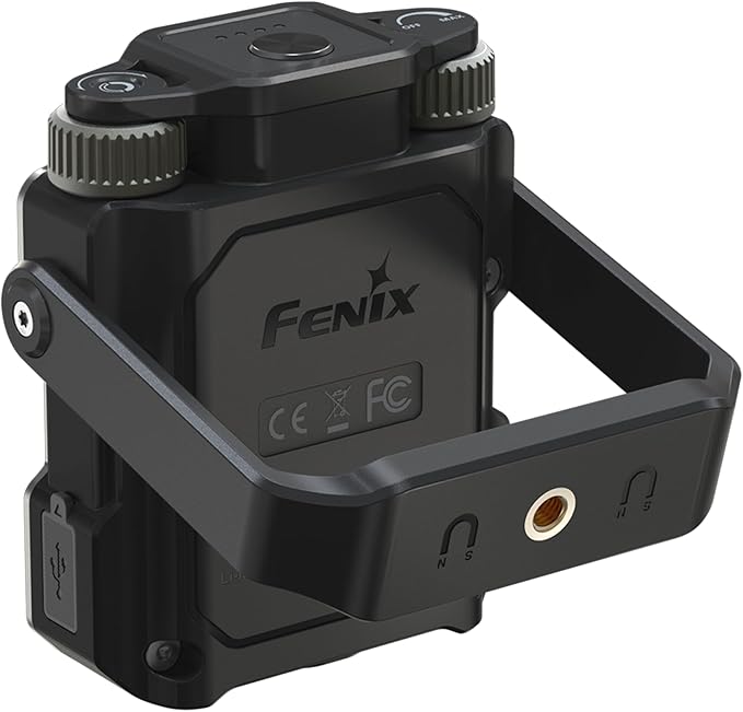 Fenix CL27R Camping Lantern Flashlight, 1600 lumens USB-C Rechargeable Waterproof Portable with White and Red LEDs and Lumentac Organizer for Hurricane Power Outage Emergency and Job Sites (Green)