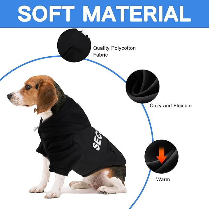 BAOBICUTE Dog Basic Hoodie Soft Dog Clothes Cold Weather Sweaters for Medium Large Dogs Cozy Fabric Warm Sweatshirt with Leash Hole (I Love My MOM, XS (Back: 10",Chest: 14.8"))