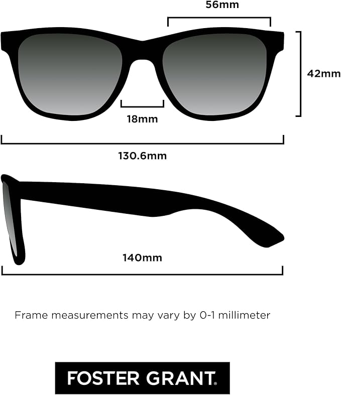 Foster Grant Sutton Polarized Sunglasses For Women, Brown Tortoise Shell Sunglasses