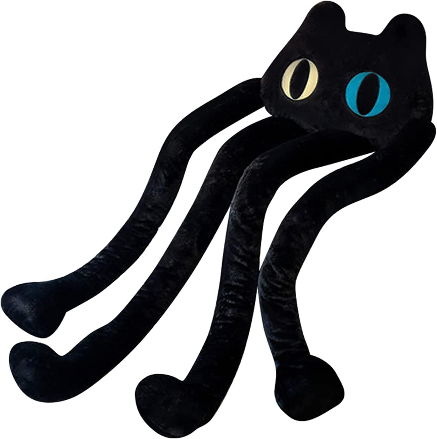 vitegaw Long Cat Plush Pillow, 39" Cute Black Cat Stuffed Animals Kawaii Soft Plushies,Big Plush Toys Gift for Girlfriend