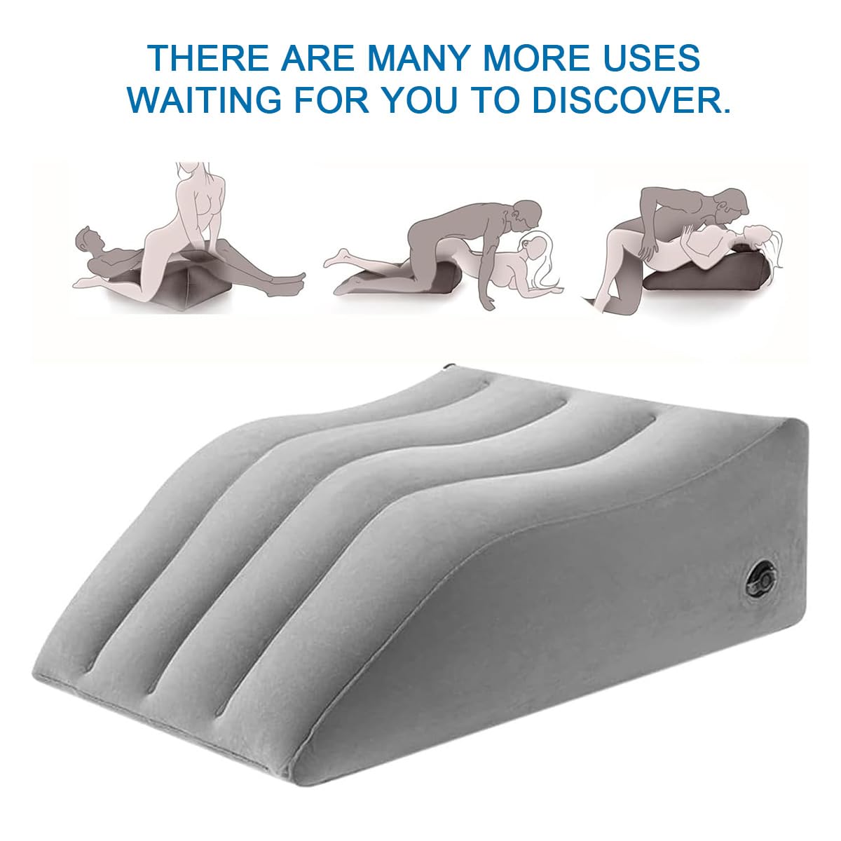 Gihunk Leg Elevation Pillows for After Surgery, Inflatable Leg Elevation Wedge Pillow for Sleeping, Portable Leg Wedge Pillow for Swelling, Leg Pillow for Knee Surgery Recovery