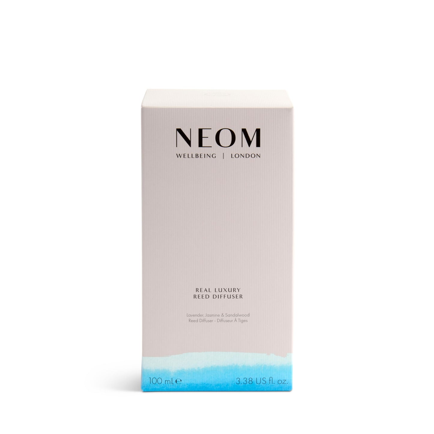 NEOM Real Luxury Reed Diffuser,100ml | Lavender, Jasmine & Sandalwood I 100% Natural Fragrances I Last up to 12 Weeks I Refillable and Reusable