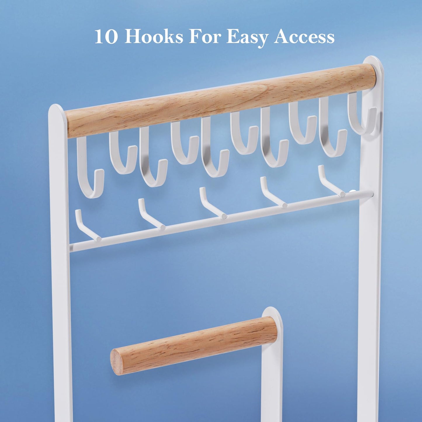 ProCase 4 Tiers Jewelry Stand Bundle with Jewelry Display Stand Holder