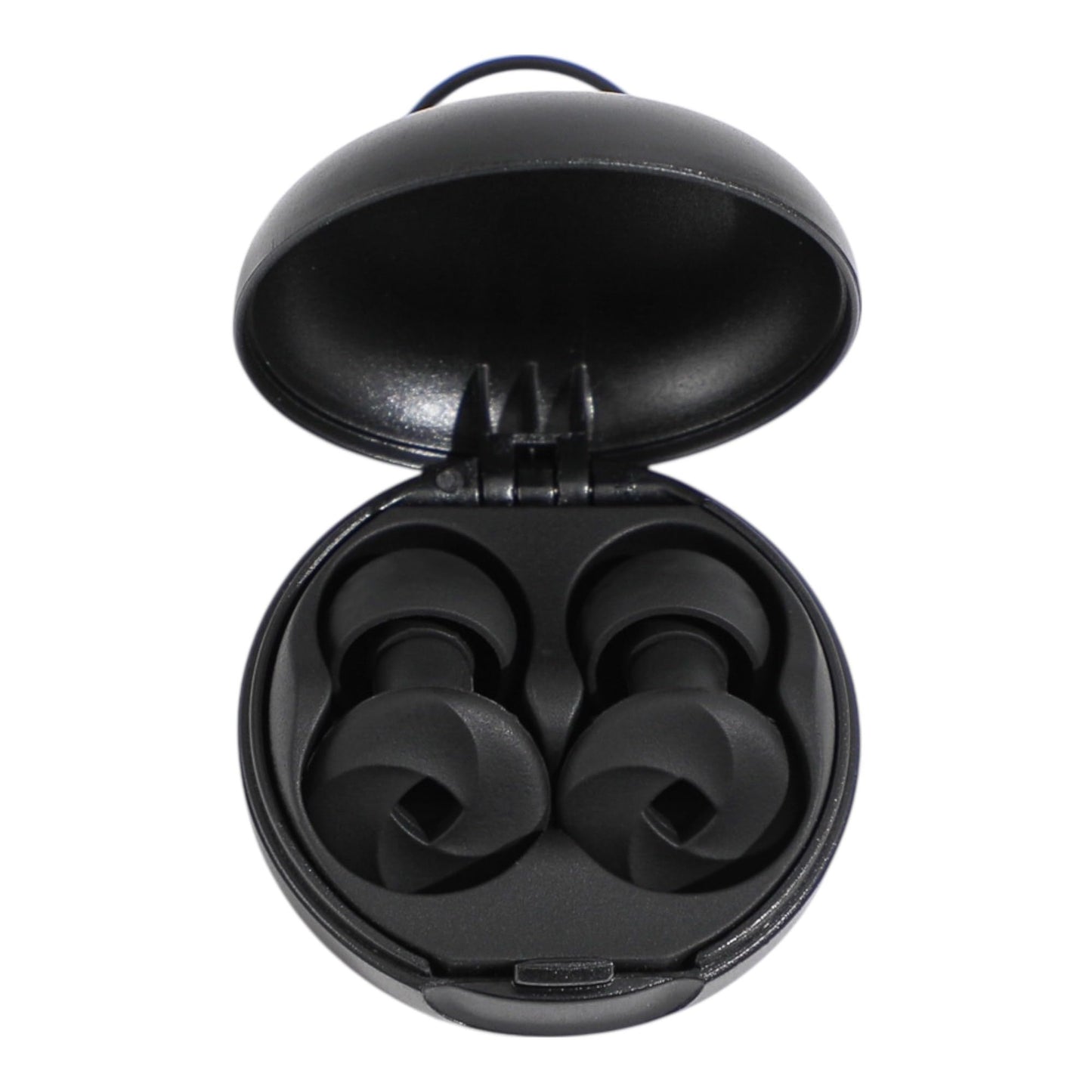 Ear Plugs for Sleeping 23dB Noise Reduction for Concerts, Focus, Travel Soft Reusable Silicone Ear Plugs for Side Sleepers with 4 Ear Tips Case Black