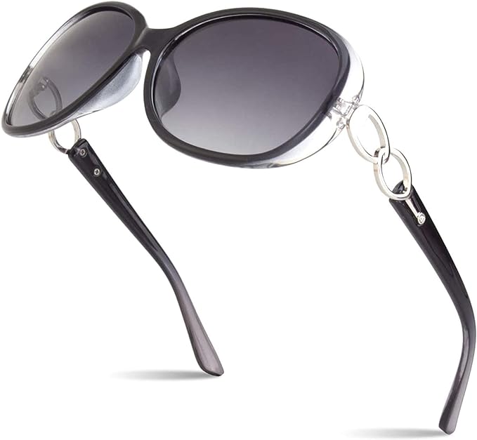 Sunier Sunglasses Womens Polarized Trendy Oversized Sun Glasses Fashion Ladies Shades 100% UV400 Protection S85