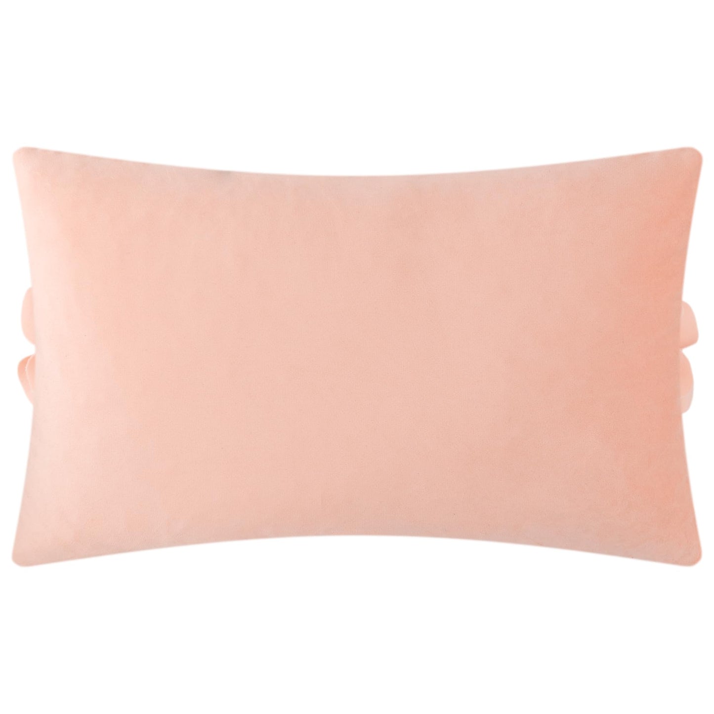 JWH 3D Flower Throw Pillow Cover Decorative Sunflower Accent Pillow Case Velvet Cushion Lumbar Pillowcase for Home Bed Sofa Couch Chair 12x20 Inches Peach Pink