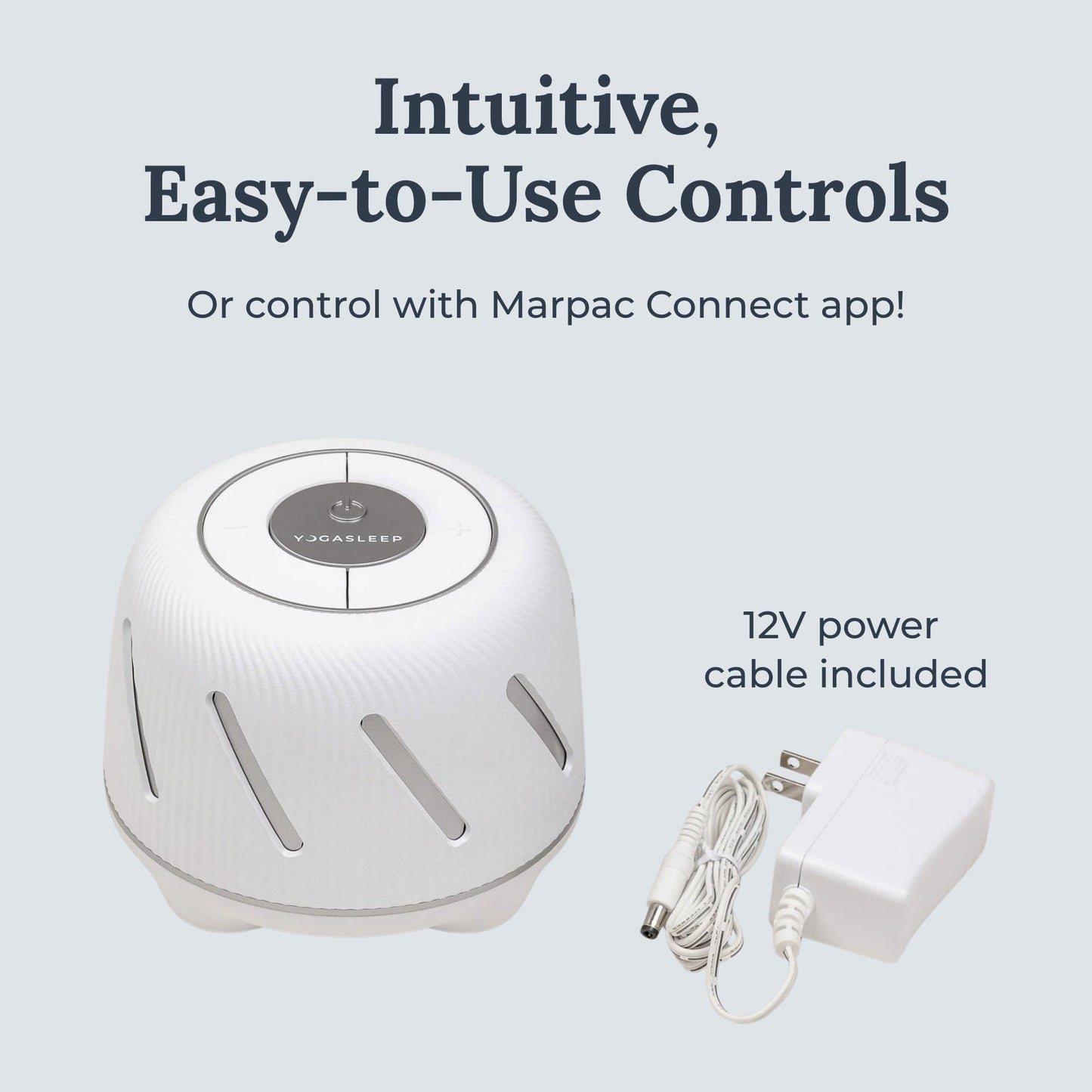 Yogasleep Dohm Connect, White Noise Sound Machine App-Based Controls, Soothing Sounds from a Real Fan, Sleep Timer & Volume Control, Sleep Therapy, Office Privacy, Travel for Adults & Baby