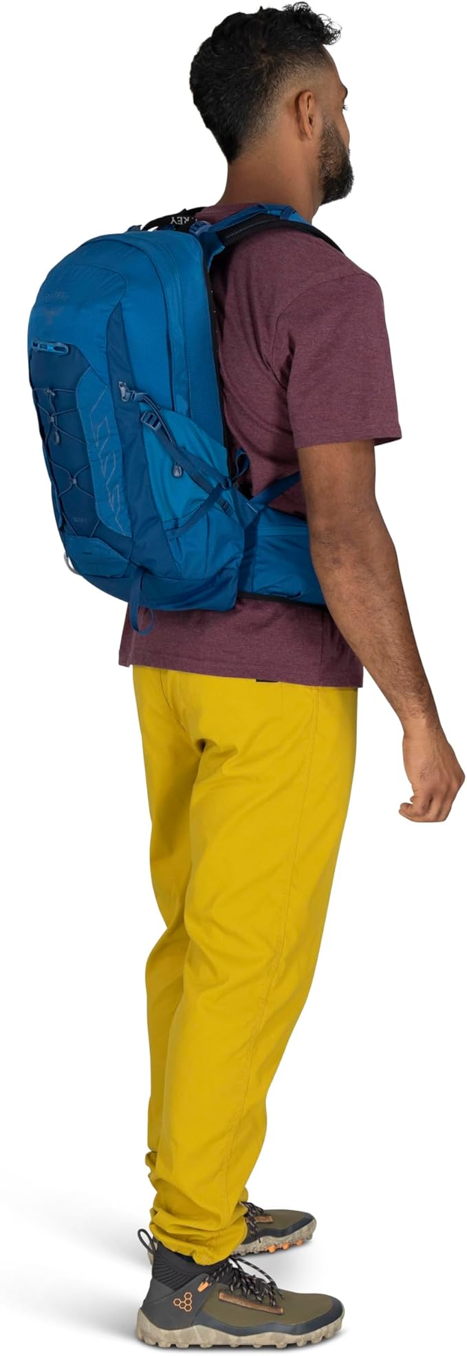 Osprey Talon 11L Men's Lightweight Hiking Backpack - Small Daypack for Travel & Camping, Green Canopy