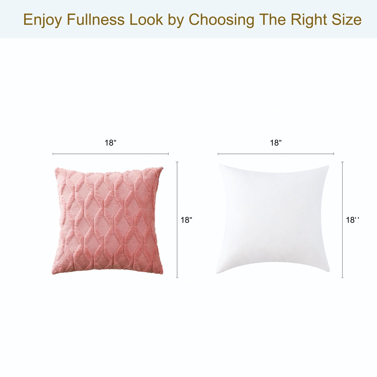 Volcanics Pack of 2 Faux Wool Throw Pillow Covers 20x20 Inches Decorative Farmhouse Velvet Couch Pillow Case Soft Plush Square Boho Cushion Pillowcase, Embroidery, Geometric, Home, Coral Red