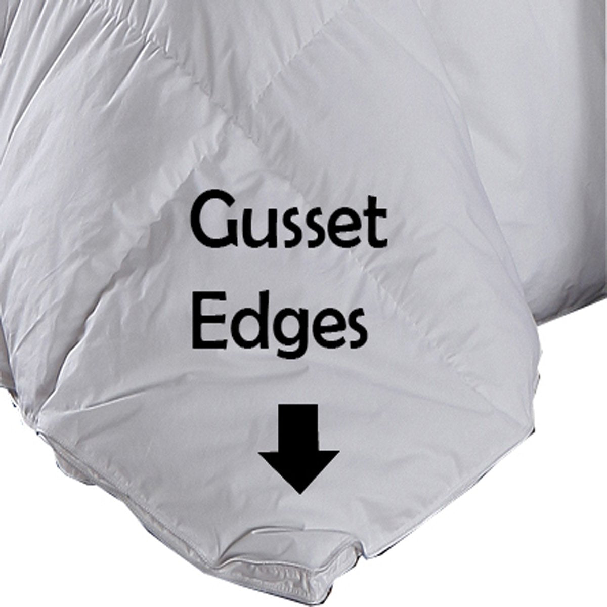 Royal Hotel Bedding 300 Thread Count Queen Size Down-Alternative Comforter, Overfilled Comforter, Duvet Insert 100% Cotton Shell - 100% Down-Alternative Fill, 750FP - 70OZ - White Solid, Queen