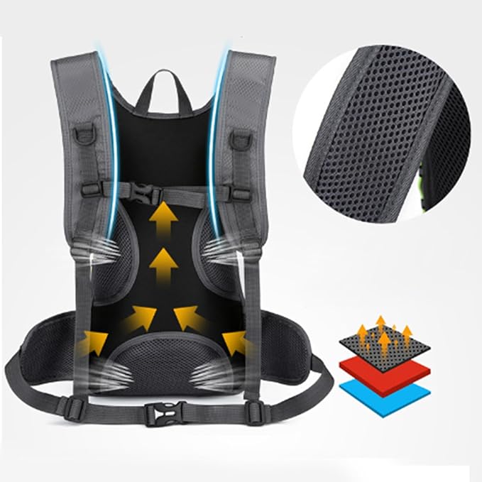 Hydrations Backpack Bladder Storage Daypack Running Light Weight Pack for Cycling Hiking Water Bladder