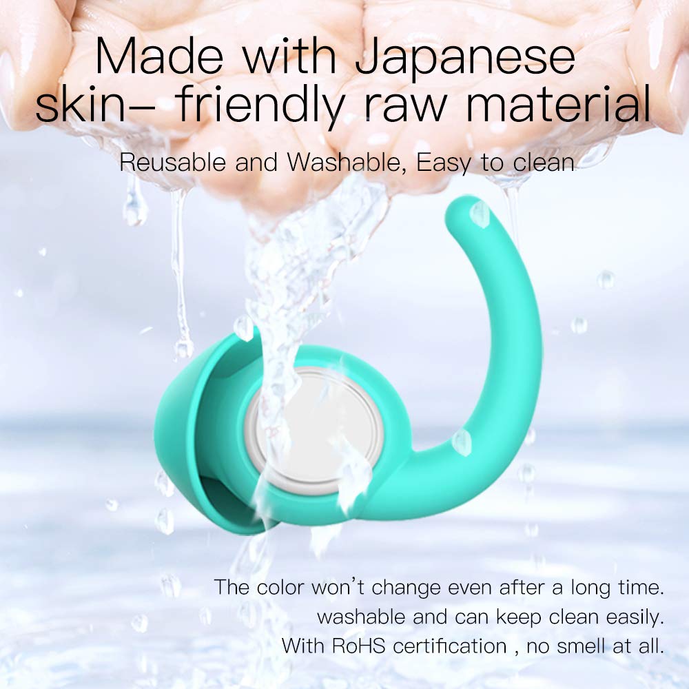 WUTAN Ear Plugs for Sleeping, 33dB Noise Cancelling Silicone Reusable