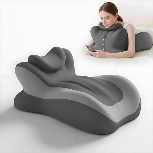 Aevixen 27° Wedge Pillow for Sleeping - Orthopedic Bed Wedge for Acid Reflux, GERD, Back & Neck Pain Relief - High Density Memory Foam with Washable Cover for Reading & Post Surgery Recovery