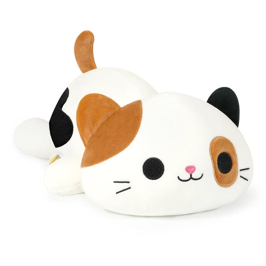 Onsoyours Original Calico Cat Plush 13 Inch Kitty Plushies Toy Kitten Stuffed Animal Soft Pillow Kawaii Plushie Gift for Kids(Calico Cat, 13")