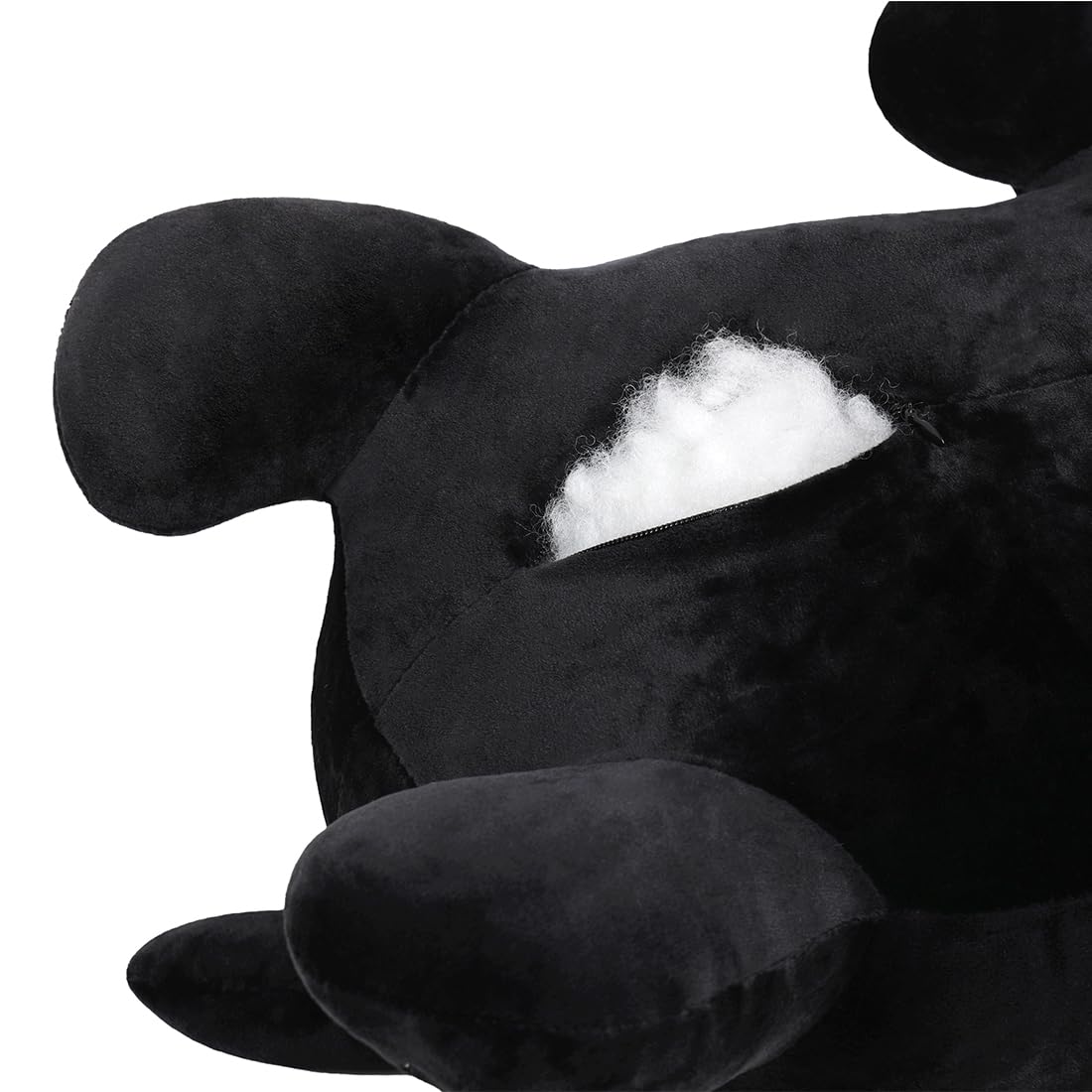 MIAOHAHA 11.8in Plush Cat Toy Plush Pillow Stuffed Animal Cat Toy Cute Plushies Kids Plush Toy Pillow(Black Cat,30cm/11.8in)