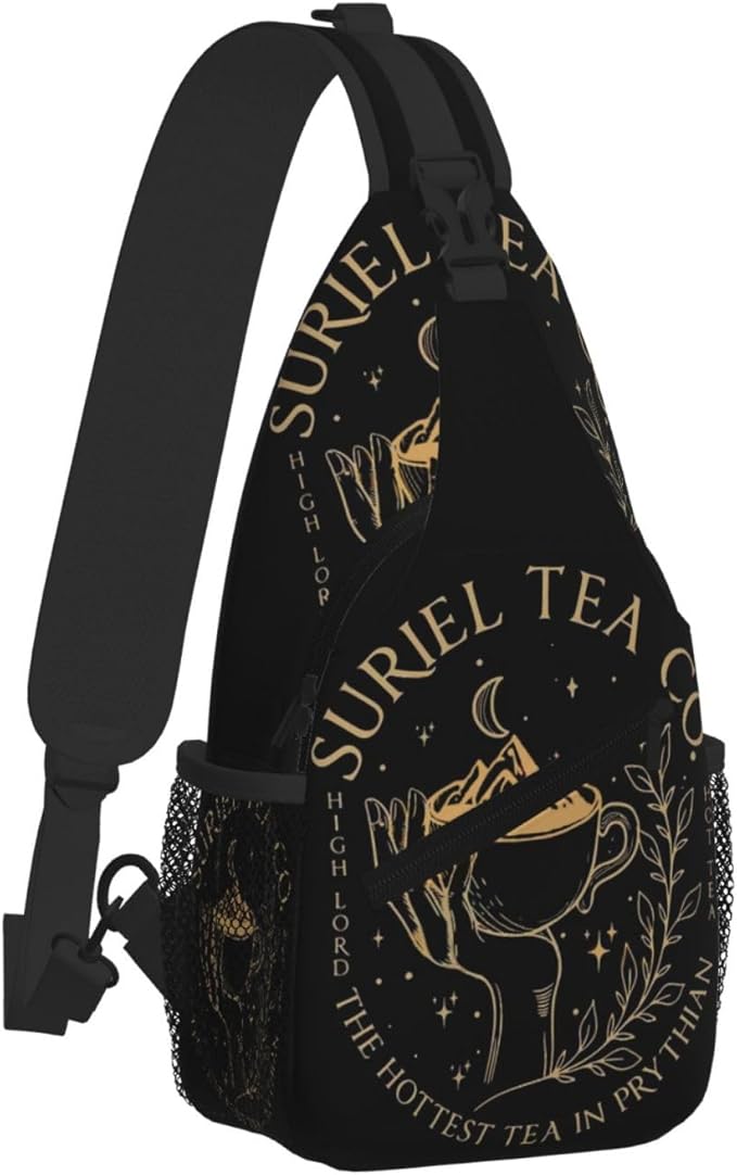 Velaris The City Of Starlight - The Night Court Fantasy Aesthetic Crossbody Bag Trendy Sling Bag Bakpack Casual Chest Bags Daypack For Hiking Walking Travel Running(5)
