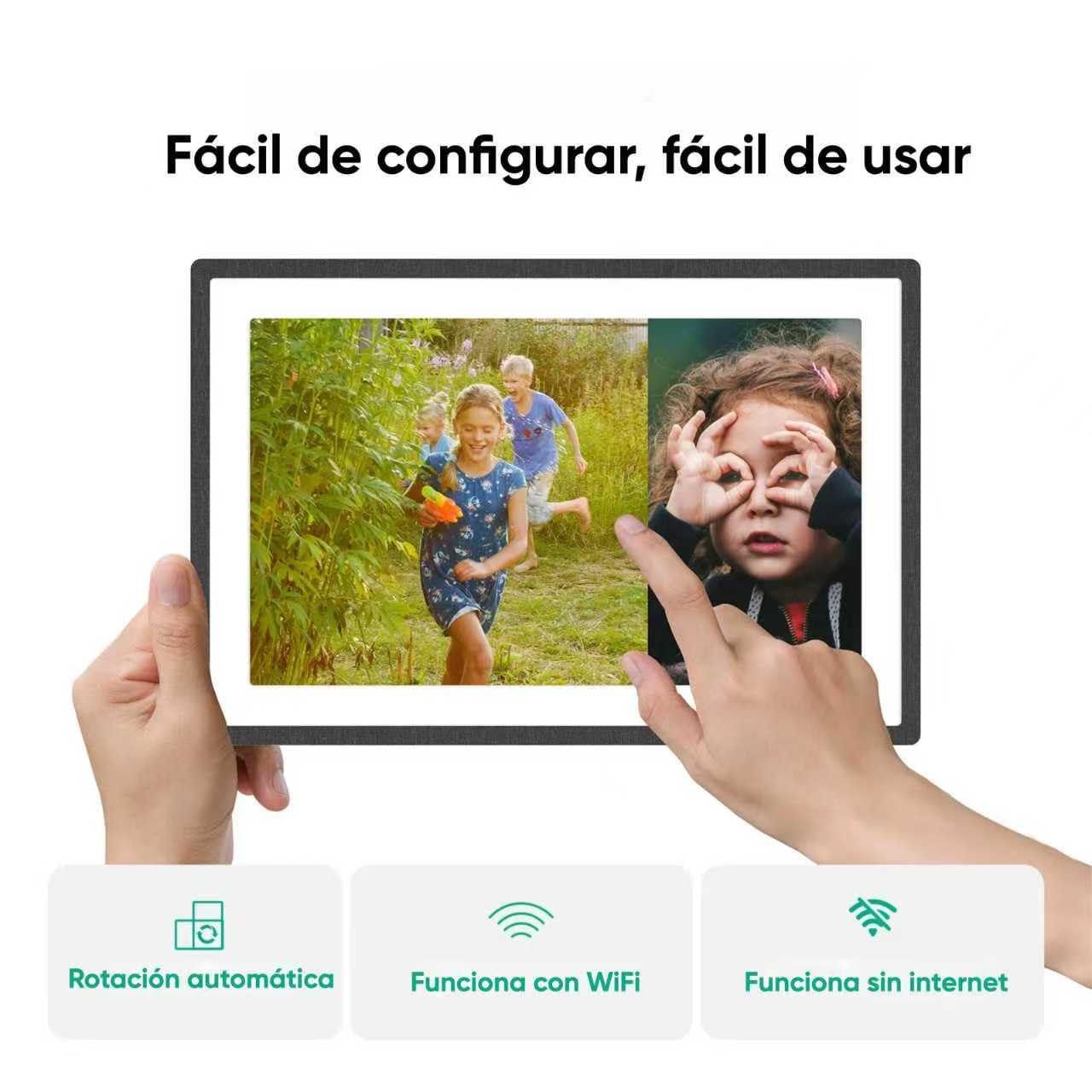 Pexar by Lexar WiFi Digital Picture Frame 11″ | Yahoo Tech Best Tested Frame 2026 | 2K Resolution Ultimate Clarity, Anti-Glare Touch Stunning Screen for Gifting, Share Photos/Videos via APP