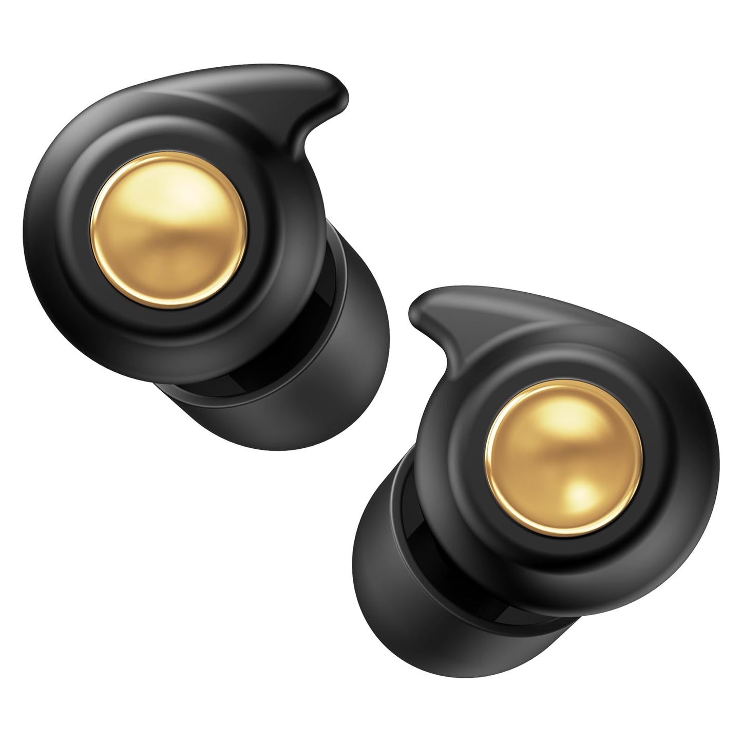 Quiet 2 Ear Plugs, Keychain case, Ultra Comfy, Reusable, 45dB Noise Reduction. Ideal for Sleep, Focus, Travel, Noise Sensitivity. Flexible Hearing Protection, Customizable fit, Black