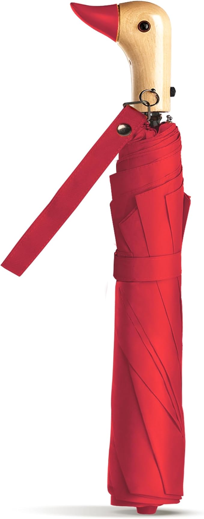 Duck Umbrella - Compact Travel Umbrella with a Cute Duck Head Handle for Women