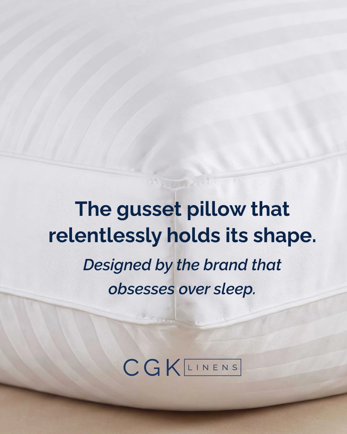 Bed Pillows for Sleeping Queen Size Set of 2 - Super Soft & Fluffy w/ Down Alternative Filling - Hotel Luxury Quality, Gusseted Pillow for Back, Stomach & Side Sleepers - Comfy & Breathable - White