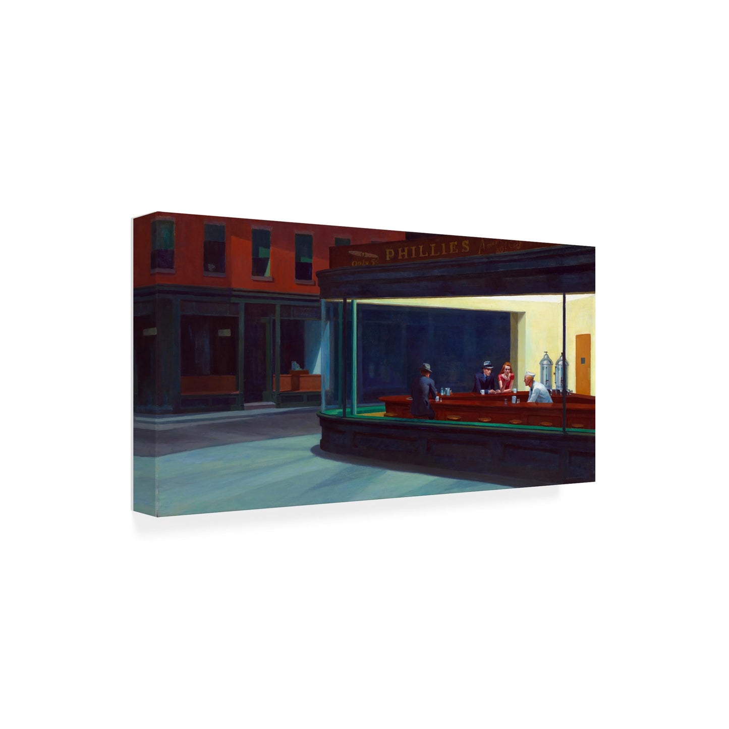 Edward Hopper 'Nighthawks' Canvas Art