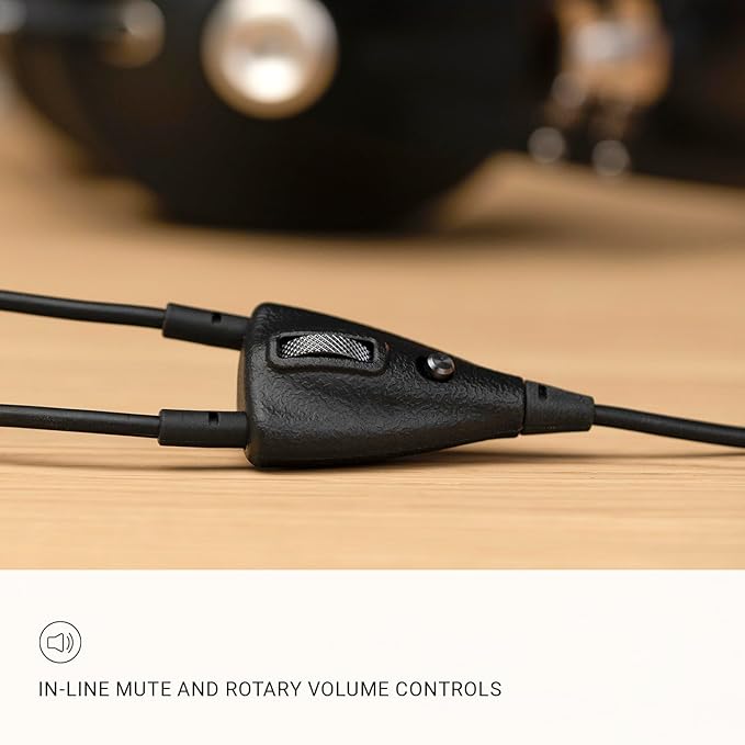 MEZE AUDIO | 99 Classics Walnut Silver & Boom Mic Headset | Wired Over-Ear Headphones with Boom Microphone and Self Adjustable Headband | Closed-Back Headset for Gaming | Remote Work | Audiophiles