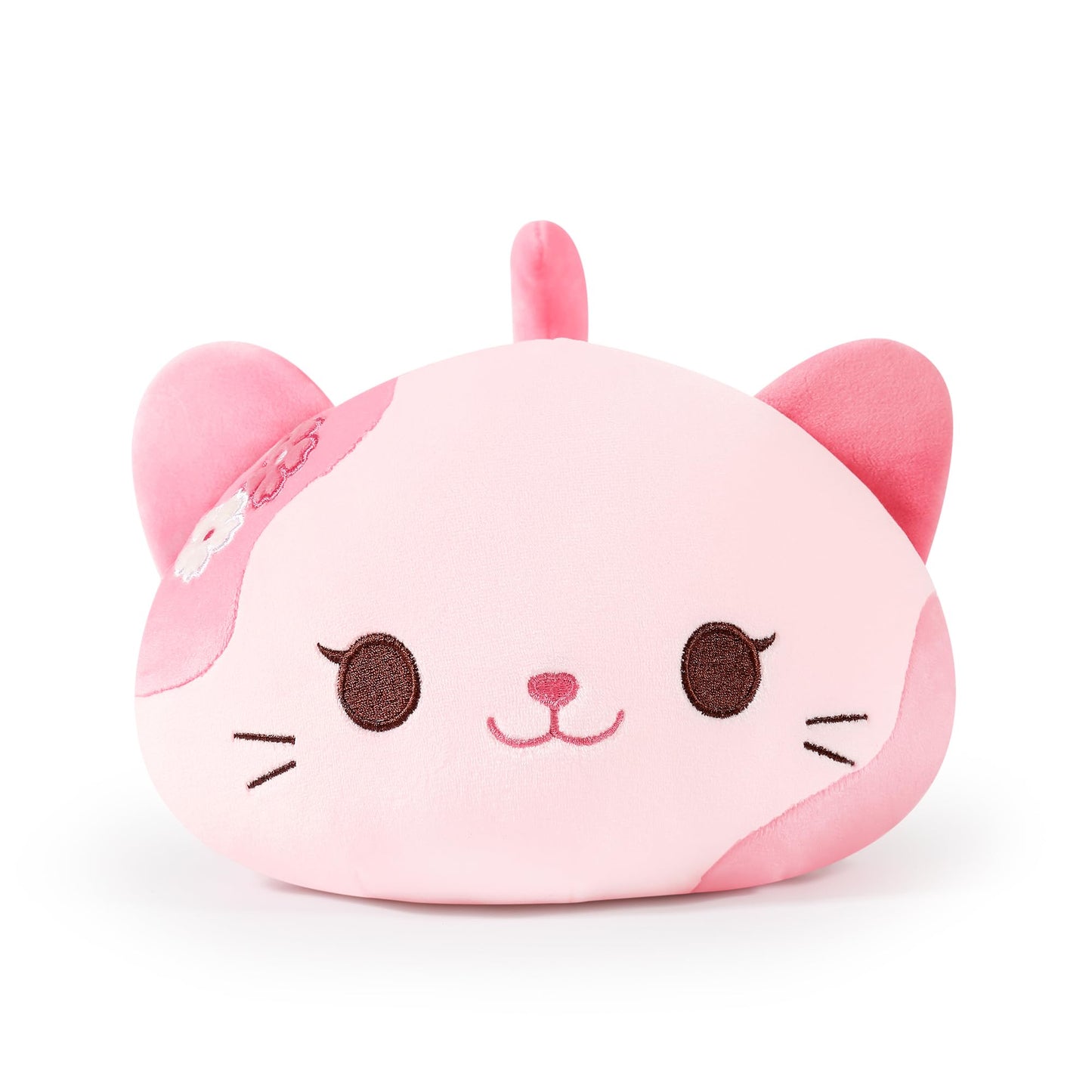 Onsoyours Original Sakura Cat Plush Cute 13 inch Kitten Stuffed Animal Soft Pillow Pink Kawaii Kitty Plush Toy Gift for Kids & Adults (Sakura Cat, 13")