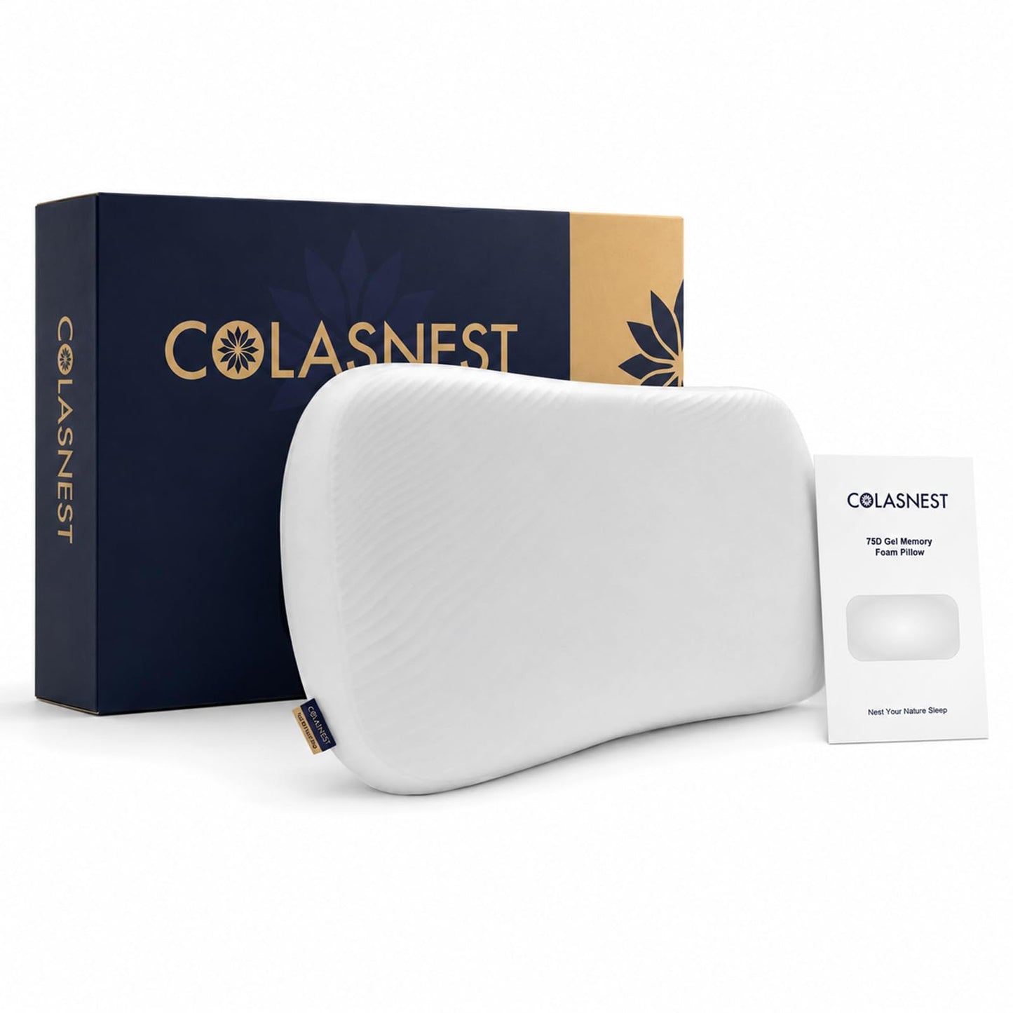 Cooling Gel Memory Foam Pillow – Reversible Cool Pillow for Side Back and Stomach Sleepers, Comfort for Hot Sleepers Night sweaters, Medium Firm Neck Support, Removable & Machine Washable Cover, Queen