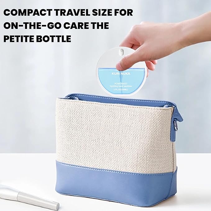 Hand Sanitizer Spray,Power Mist Hydrating Hand Sanitizer Spray, 3-piece set (Peach,Lavender,Vanilla), Travel Size