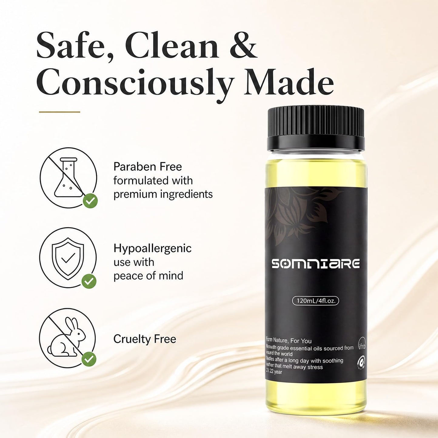 Essential Oils, Fragrance Diffuser Oil, Scent with White Tea, Lily of the Valley, Lemon for Home/Office/Hotel, Compatible with Waterless & Cold Air Diffusers