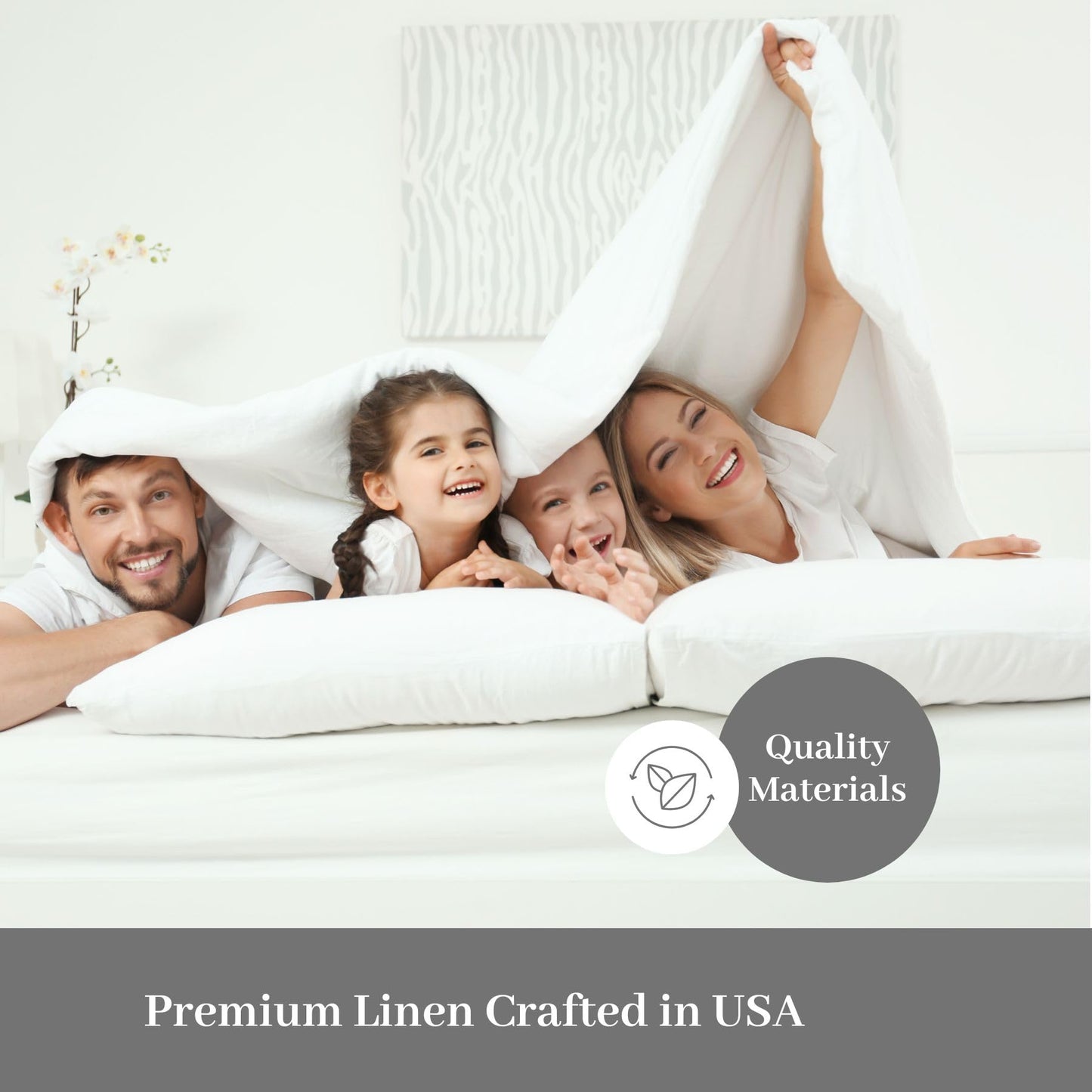 DreamFit DreamChill Cooling Bamboo Viscose Sheets for Hot Sleepers with Elastic Corner Straps 20 inch Extra Deep Pocket Breathable Silky Soft 100% Crafted in USA King Sheet Set White