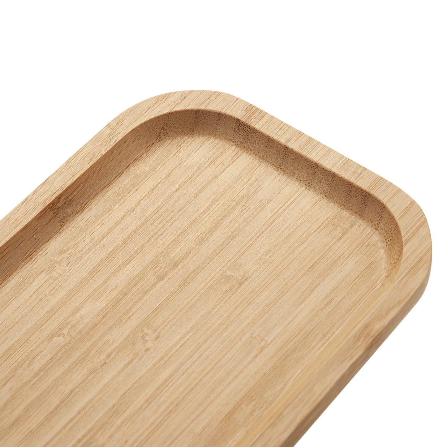 Bamboo Vanity Tray, Bathroom Counter Tray, Toilet Tank Tray, Bathroom Tray for Organizing and Home Decor, 14.2 x 6 x 0.8 inch