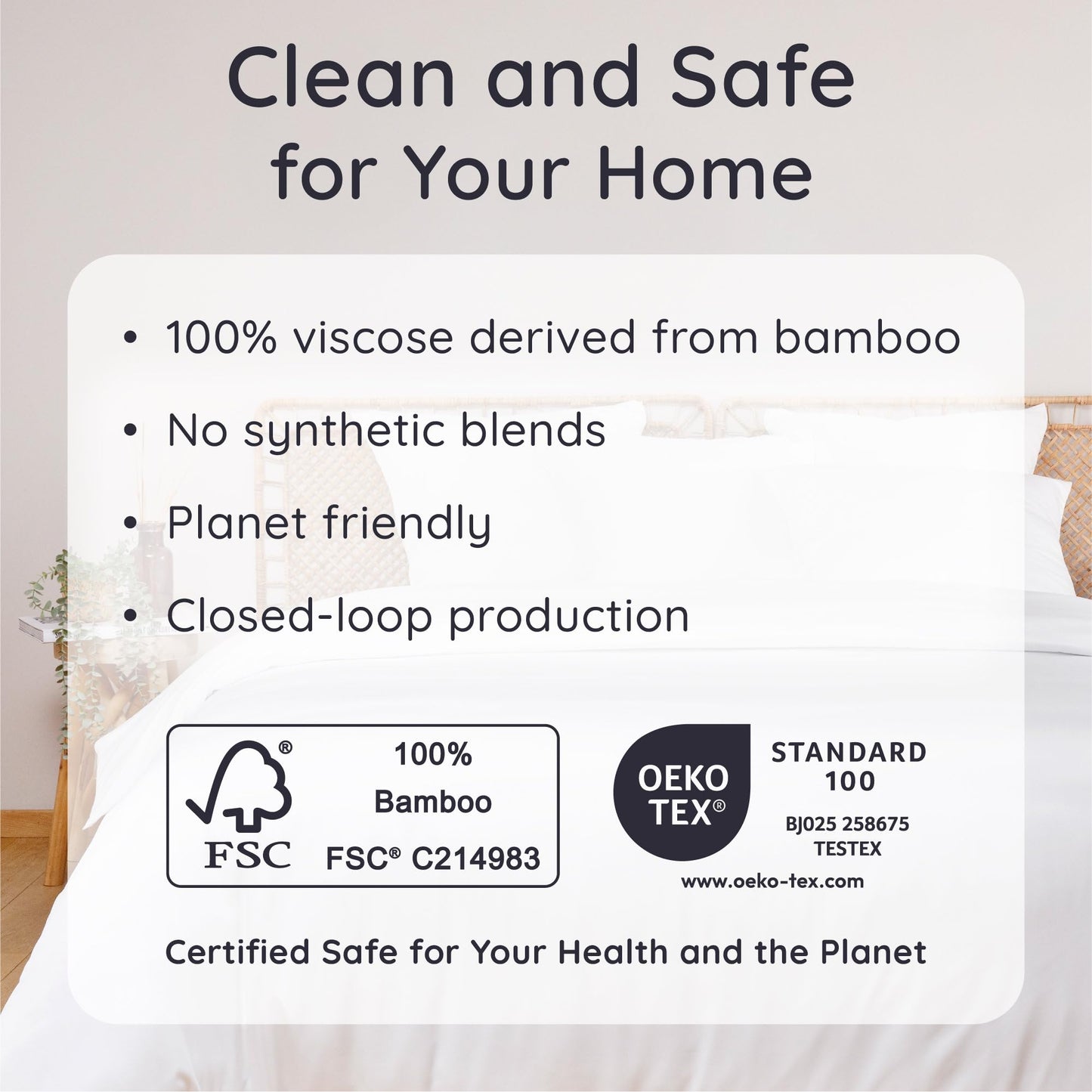 Bambaw 100% Viscose Derived from Bamboo Pillowcase Standard Size – Set of 2 Cooling Pillow Cases for Hot Sleepers, Breathable & Good for the Skin, Cooling Pillow Cover with Envelope Closure (White)