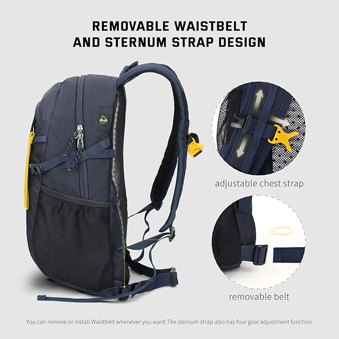 SKYSPER Small Hiking Backpack, 20L Lightweight Travel Backpacks Hiking Daypack for Women Men