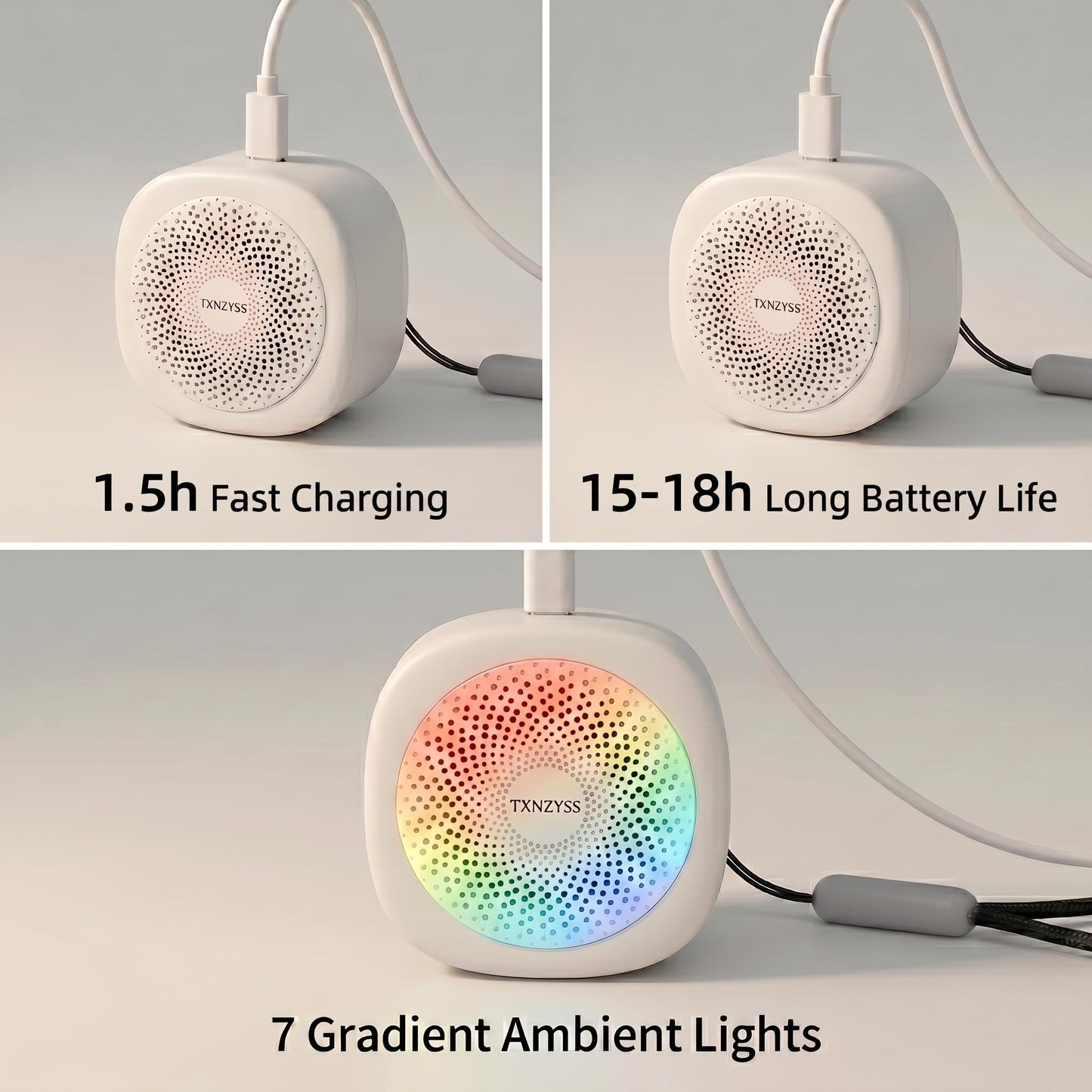 TXNZYSS White Noise Machine Mini for Seeping Adults, Baby, Dogs Portable