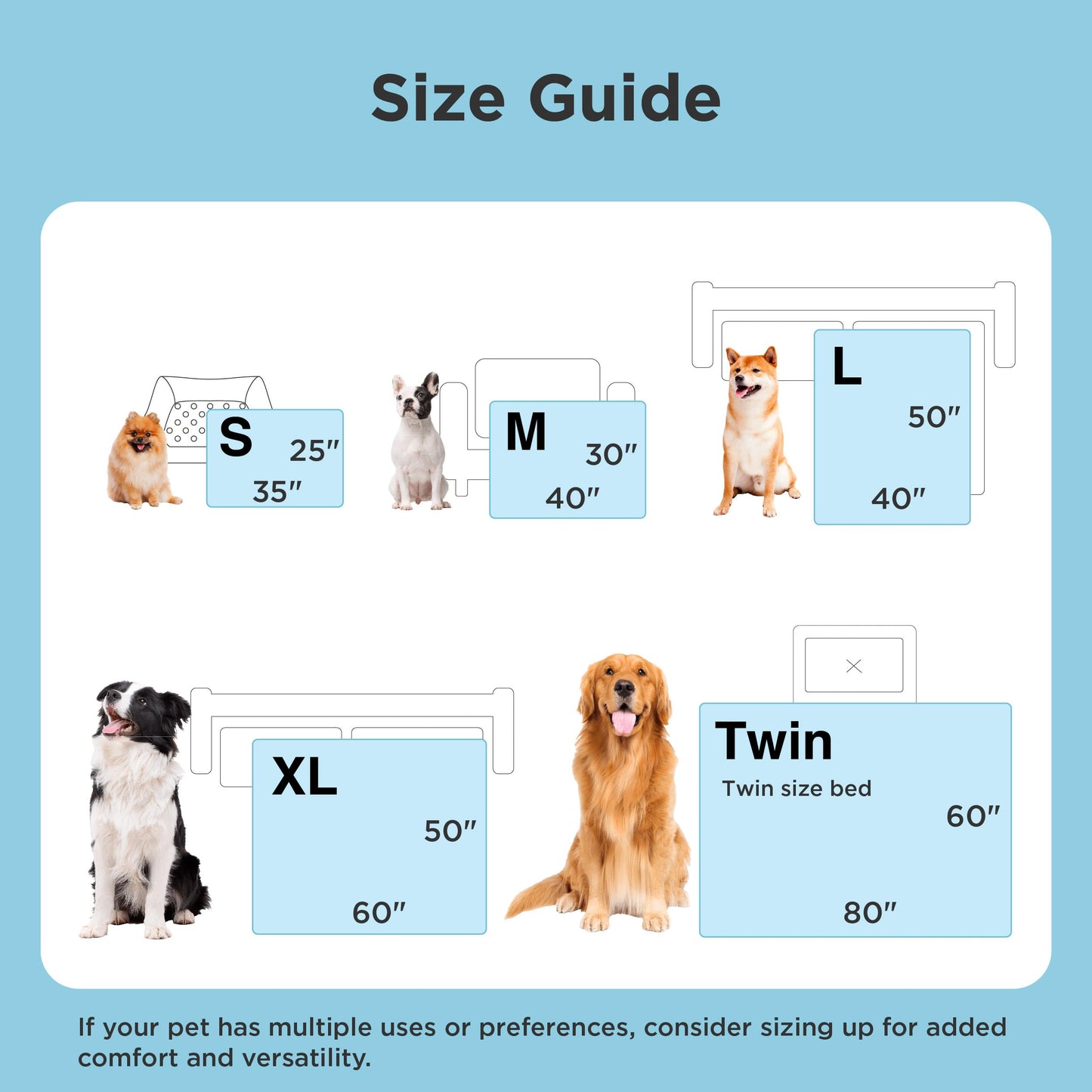 Bedsure Premium Cooling Blanket for Medium Dog - Q-MAX>0.5, Breathable Summer Washable Cold Pet Throw Blanket, Soft Durable Self Cooling Cat Mat for Hot Weather, Pearl Grey, 30x40
