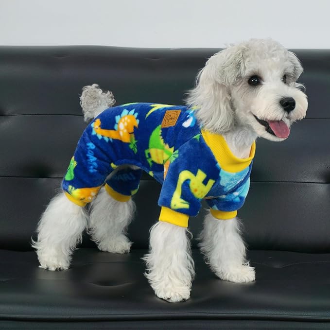 XPUDAC Dog Pajamas Fleece Dog Sweaters for Small Medium Dogs Girl Boy Soft Warm Winter Pet Clothes for Doggie Winter Christmas(XX-Large)