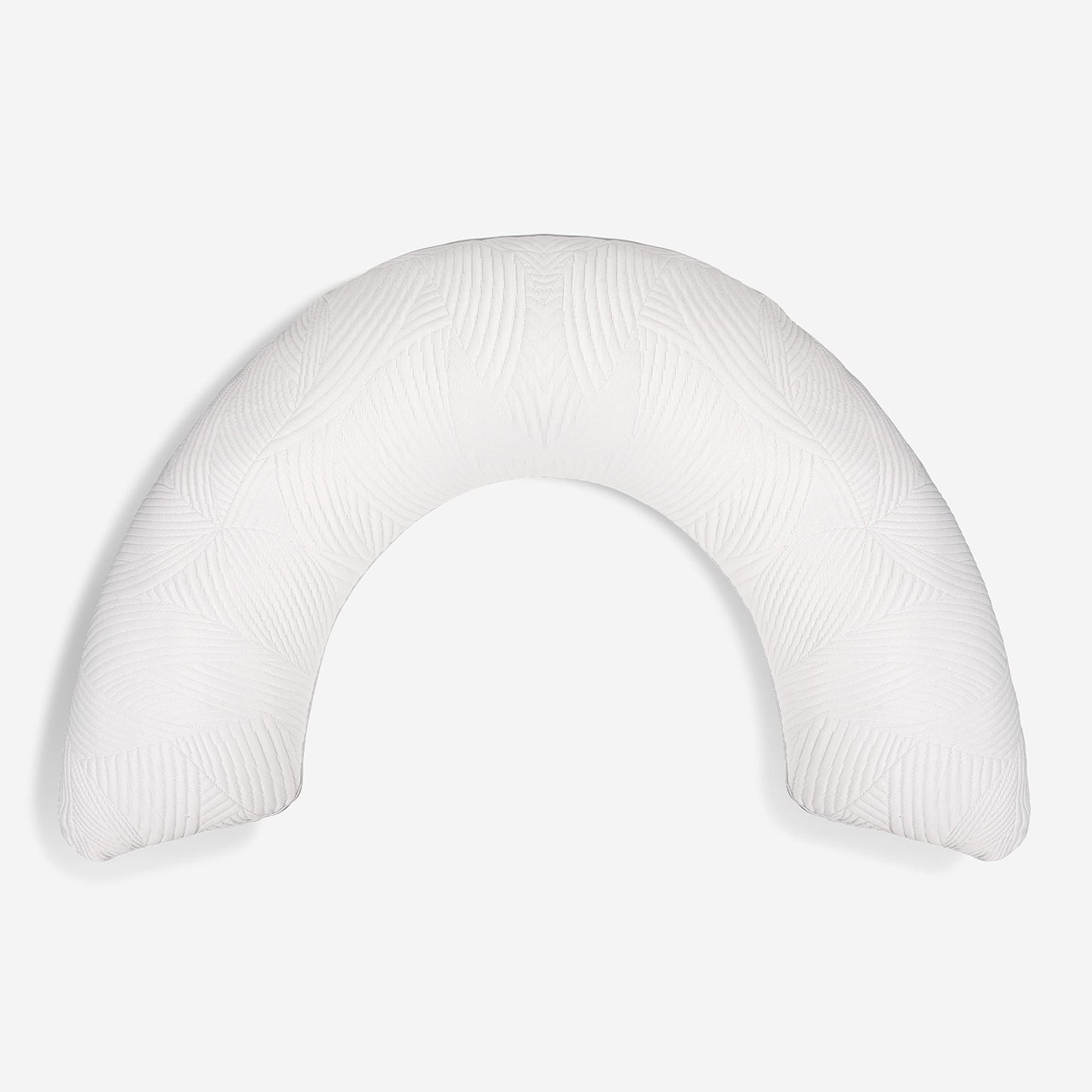 Bedgear Full Body Pillow - U-Shaped Design Ideal for Multiple Sleeping Positions - Provides Cooling and Conforming Support for Pregnant Women - Dual-Sided Washable and Removable Cover - 54" x 15"