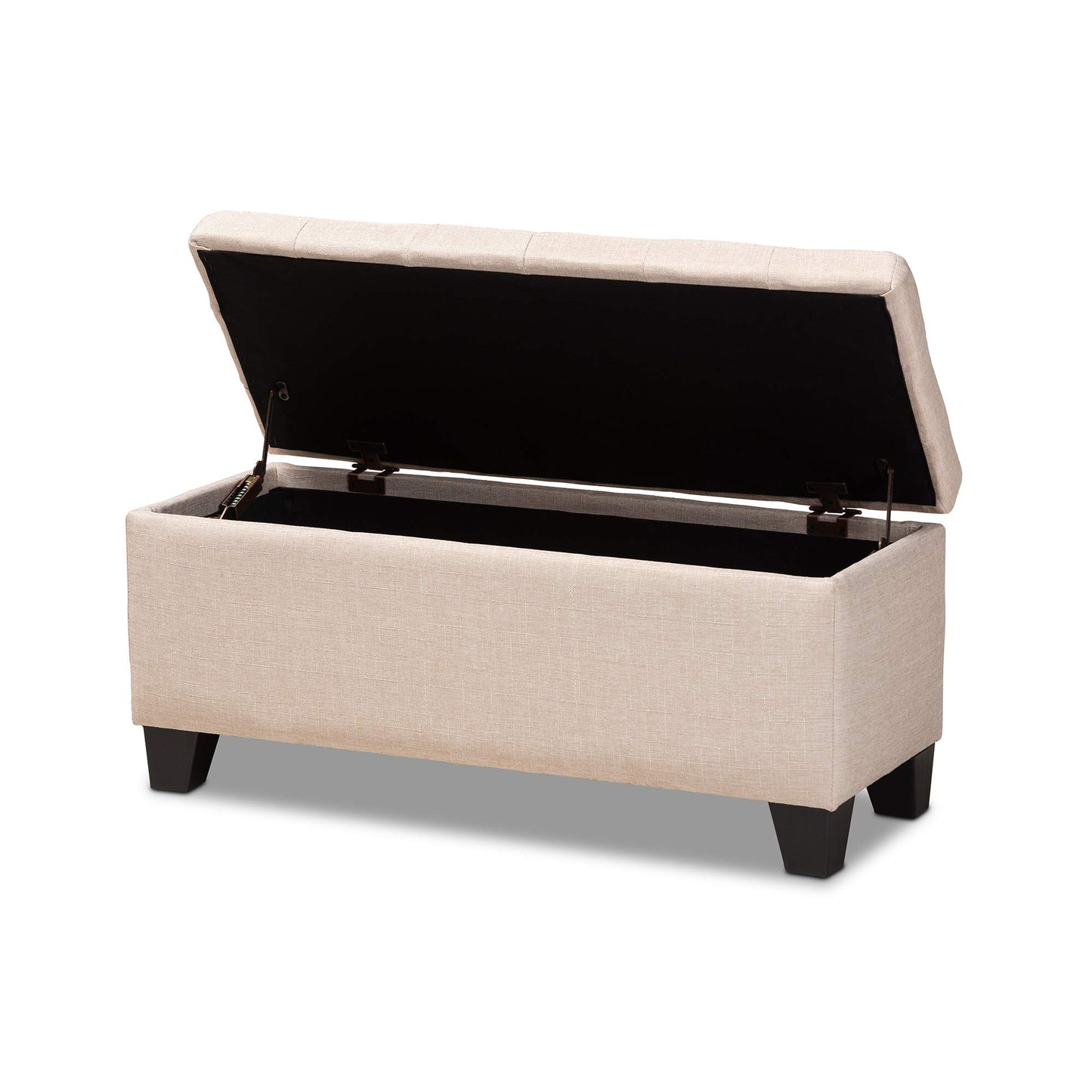 Baxton Studio Ottomans, One Size, Beige