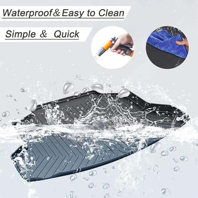 Forester Cargo Liner - All-Weather Trunk Tray Floor Mat Compatible with Subaru Forester 2019-2025 Models，3D Custom-Fit Waterproof Non-Slip Durable Odorless TPO High-Raised Edge